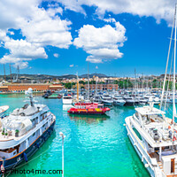 Buy canvas prints of Yachts boats at marina port of Palma de Majorca by Alex Winter