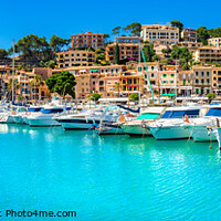 Buy canvas prints of Panoramic view of beautiful Port de Soller  by Alex Winter