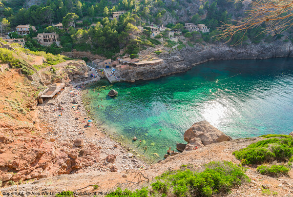 Coast beach Cala Deia on Majorca Picture Board by Alex Winter