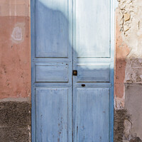 Buy canvas prints of old wooden entrance front door by Alex Winter