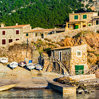Buy canvas prints of Port of Valldemossa on Majorca island by Alex Winter