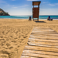Buy canvas prints of Majorca beach of Canyamel  by Alex Winter