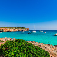 Buy canvas prints of Mallorca beach of Cala Varques by Alex Winter
