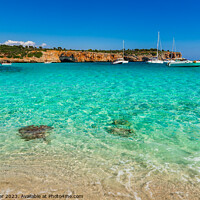Buy canvas prints of Beach of Cala Varques by Alex Winter