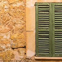 Buy canvas prints of Old wooden window shutters by Alex Winter