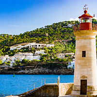 Buy canvas prints of lighthouse in Port de Andratx by Alex Winter