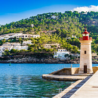 Buy canvas prints of Mallorca lighthouse in Port de Andratx by Alex Winter