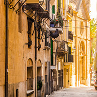 Buy canvas prints of Street view in Palma de Majorca by Alex Winter