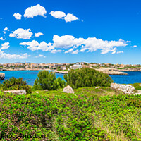 Buy canvas prints of panorama of the lighthouse in Porto Cristo by Alex Winter