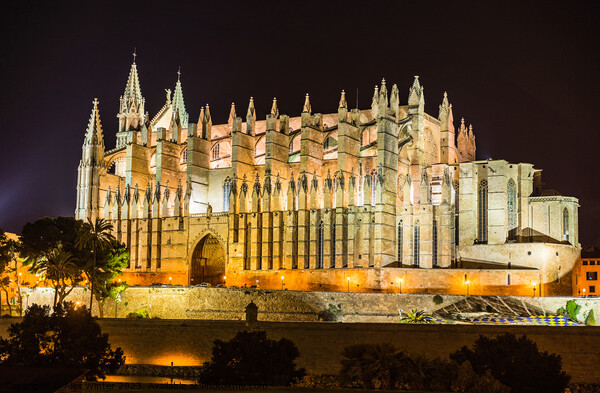 Palma Cathedral Picture Board by Alex Winter