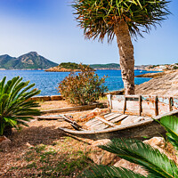 Buy canvas prints of Idyllic view of Sant Elm coast, Mallorca, Spain by Alex Winter