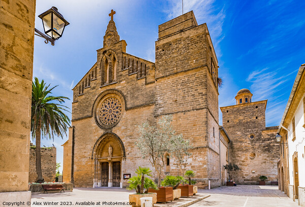 Sant Jaume church Alcudia Picture Board by Alex Winter