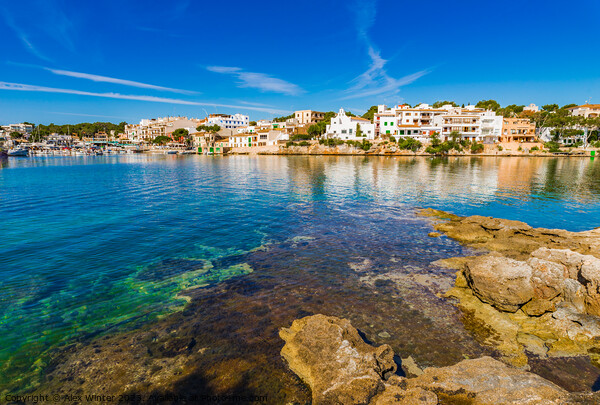 Spain, Porto Petro harbor on Mallorca Picture Board by Alex Winter