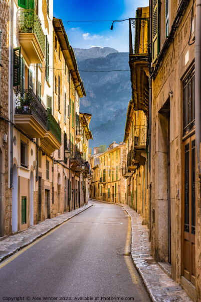 Serra de Tramuntana, Soller on Majorca island Picture Board by Alex Winter