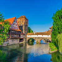 Buy canvas prints of Nuremberg Germany historic old town by Alex Winter