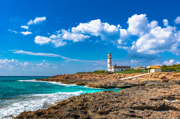 lighthouse of Cap de Ses Salines Picture Board by Alex Winter