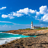 Buy canvas prints of lighthouse of Cap de Ses Salines by Alex Winter