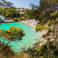 Buy canvas prints of Beach of Cala Santanyi bay on Majorca by Alex Winter