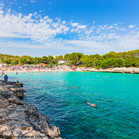 Buy canvas prints of Cala Mondrago beach on Mallorca by Alex Winter