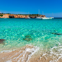 Buy canvas prints of Beach Majorca, beautiful bay of Cala Varques by Alex Winter