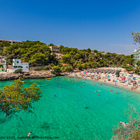Buy canvas prints of Sand beach on Majorca seaside of Cala Santanyi by Alex Winter
