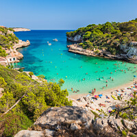 Buy canvas prints of Cala Llombards by Alex Winter