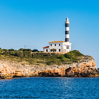 Buy canvas prints of Portocolom lighthouse by Alex Winter