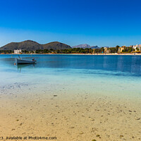 Buy canvas prints of Alcudia bay on Mallorca by Alex Winter