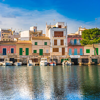 Buy canvas prints of View of the beautiful port of Portocolom by Alex Winter