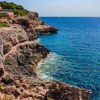 Buy canvas prints of Rocky coast on Mallorca by Alex Winter