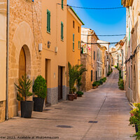 Buy canvas prints of Street in the old town of Alcudia by Alex Winter