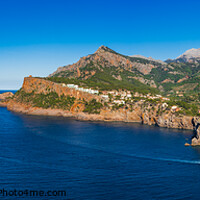 Buy canvas prints of Panorama Puerto de Soller on Mallorca  by Alex Winter