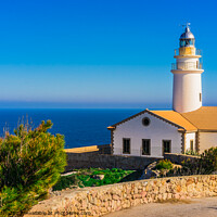 Buy canvas prints of Cala Ratjada lighthouse, Majorca, Spain by Alex Winter