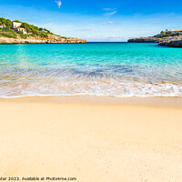 Buy canvas prints of Cala Marcal beach by Alex Winter