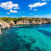 Buy canvas prints of Rocky coast cliffs of Majorca by Alex Winter