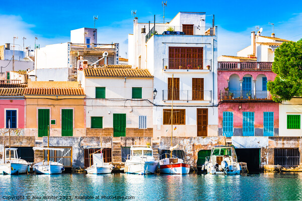 Portocolom Mallorca Picture Board by Alex Winter