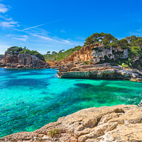 Buy canvas prints of Picturesque coast view on Majorca by Alex Winter