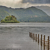 Buy canvas prints of Storm Clouds over Derwent Water by Martin Day