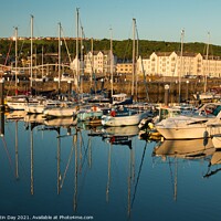 Buy canvas prints of Serenity in Whitehaven Harbour by Martin Day