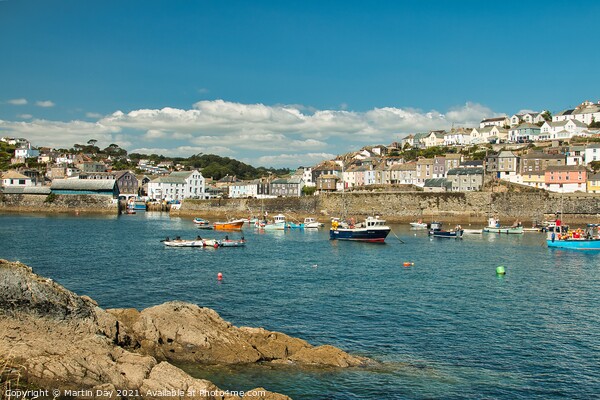 Serenity at Mevagissey Picture Board by Martin Day