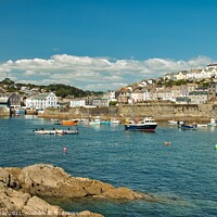 Buy canvas prints of Serenity at Mevagissey by Martin Day