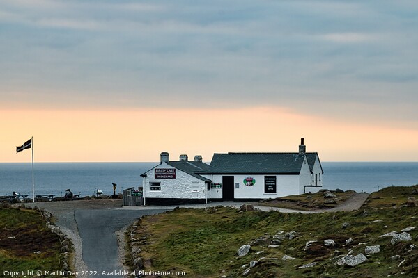 The Iconic First and Last House, Lands End Picture Board by Martin Day