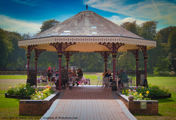 The Vibrant Bandstand of Skegness Picture Board by Martin Day