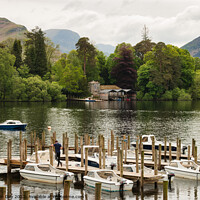Buy canvas prints of Serenity at Derwentwater by Martin Day