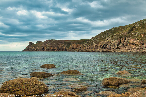 The Majestic Beauty of Cornish Coastline Picture Board by Martin Day
