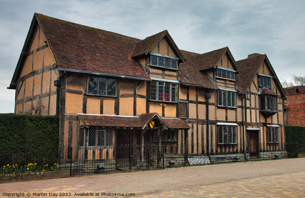 Shakespeare's Birthplace: Where Genius was Born Picture Board by Martin Day