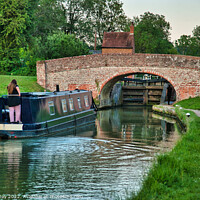 Buy canvas prints of Serenity on the Grand Union Canal by Martin Day