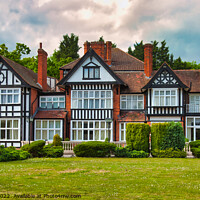 Buy canvas prints of The Historic Golf Hotel in Woodhall Spa by Martin Day