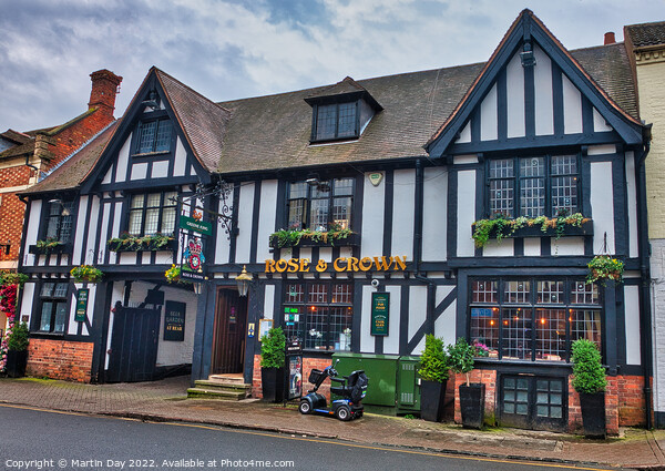 The Rose and Crown in Stratford upon Avon Picture Board by Martin Day