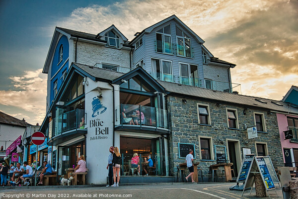 The Blue Bell Deli and Bistro New Quay Wales Picture Board by Martin Day